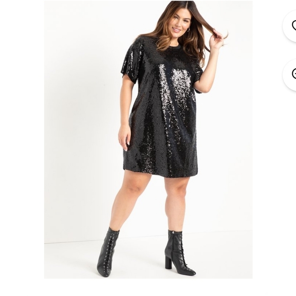 Sequined mini dress